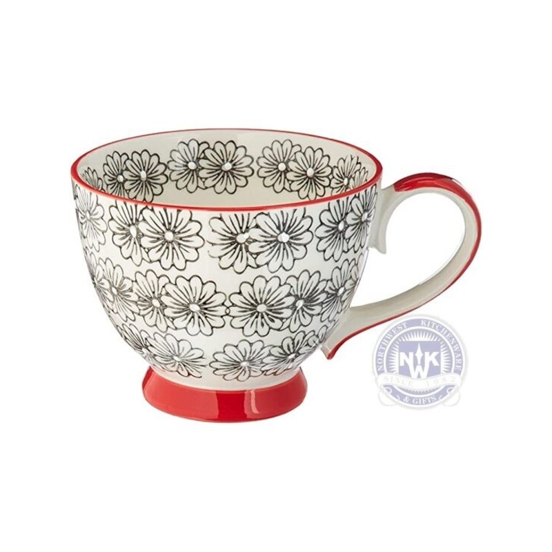 Chintz Daisy Cup Set of 4