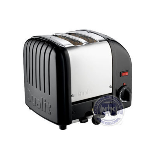  2 Slice Toaster Black & Chrome