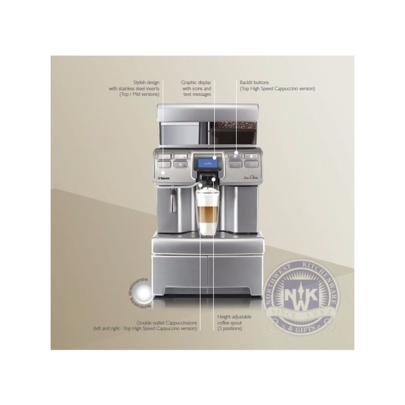 Saeco Aulika Office OTC Automatic Espresso Cappuccino Machine