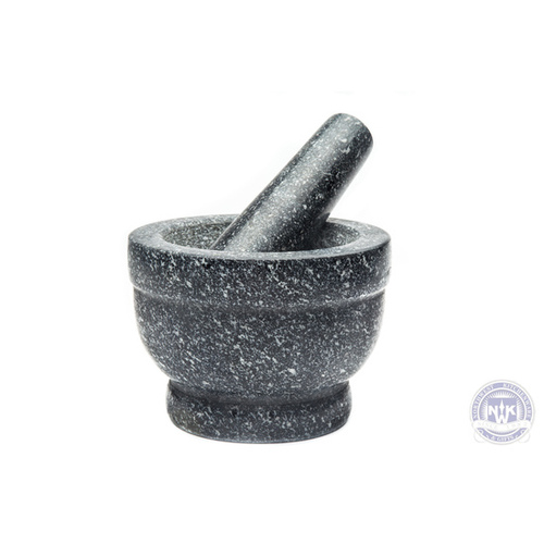 GRANITE MORTAR AND PESTLE