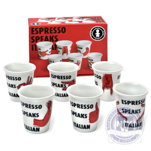 Espresso Set of 6
Espresso Speaks Italian