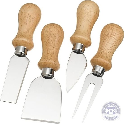 Cheese Knives Set of 4 Wood