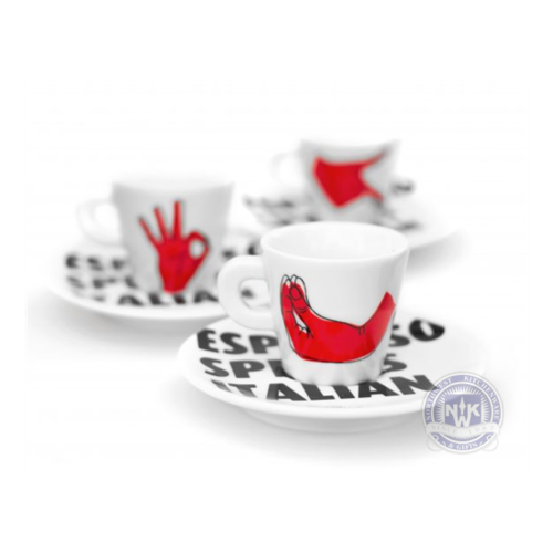 Espresso Speaks Italian Set of 6