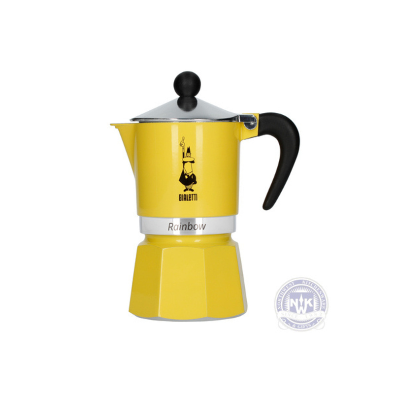 Bialetti Rainbow 6 Cup Yellow