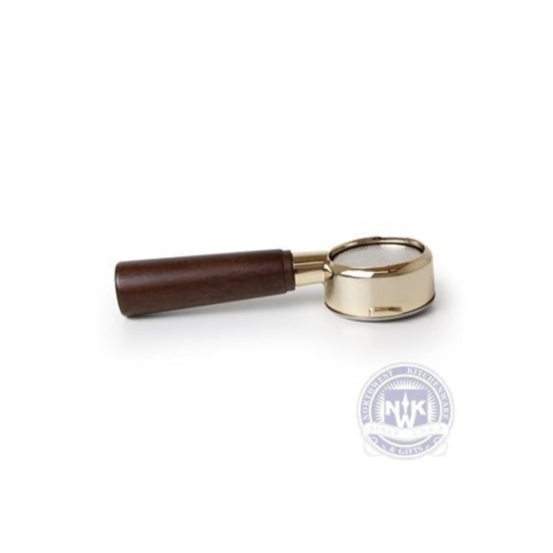 La Pavoni Bottomless Portafilter Brass/wood